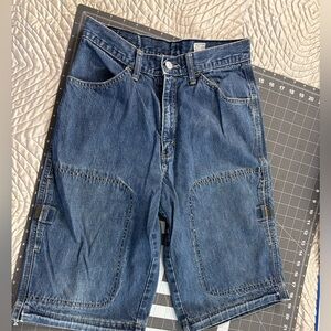 Levi's Red Tab Blue 100% Cotton Denim Cargo Shorts